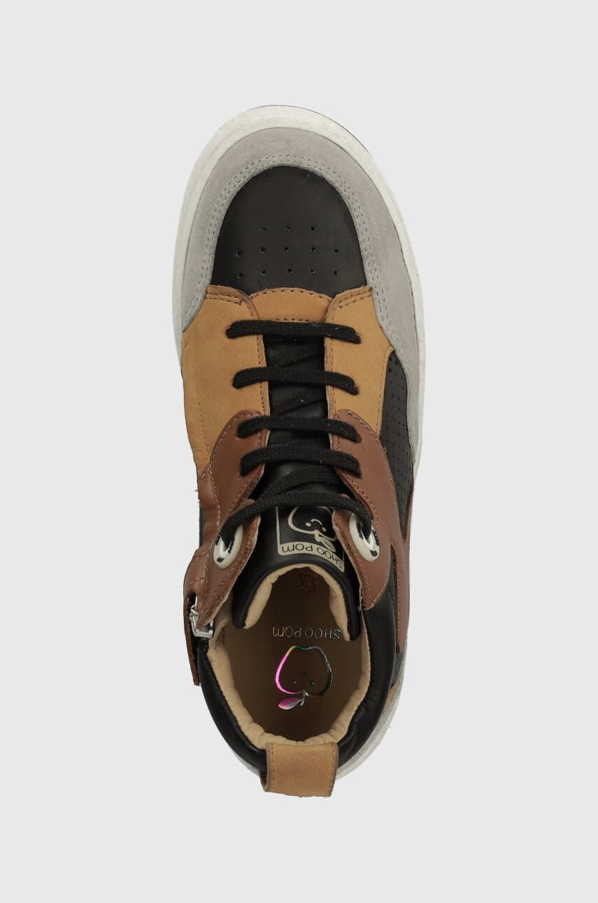 Детские кожаные кроссовки - фото 4