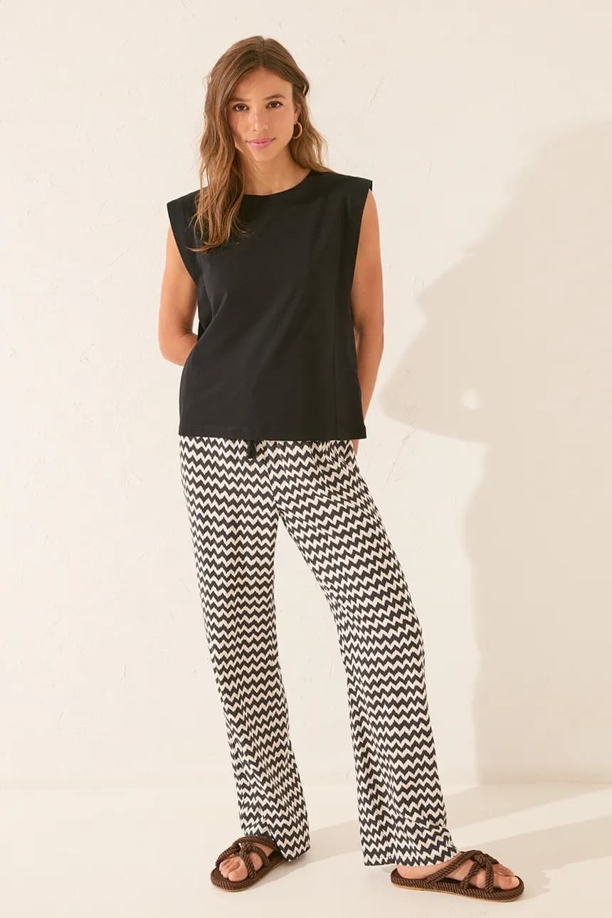 Пижамная футболка - фото 5