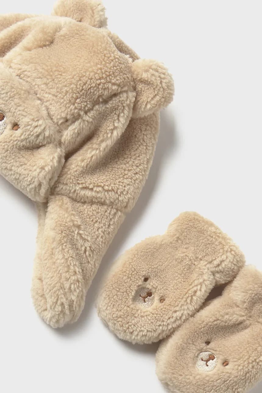 Детская шапочка и перчатки - фото 2