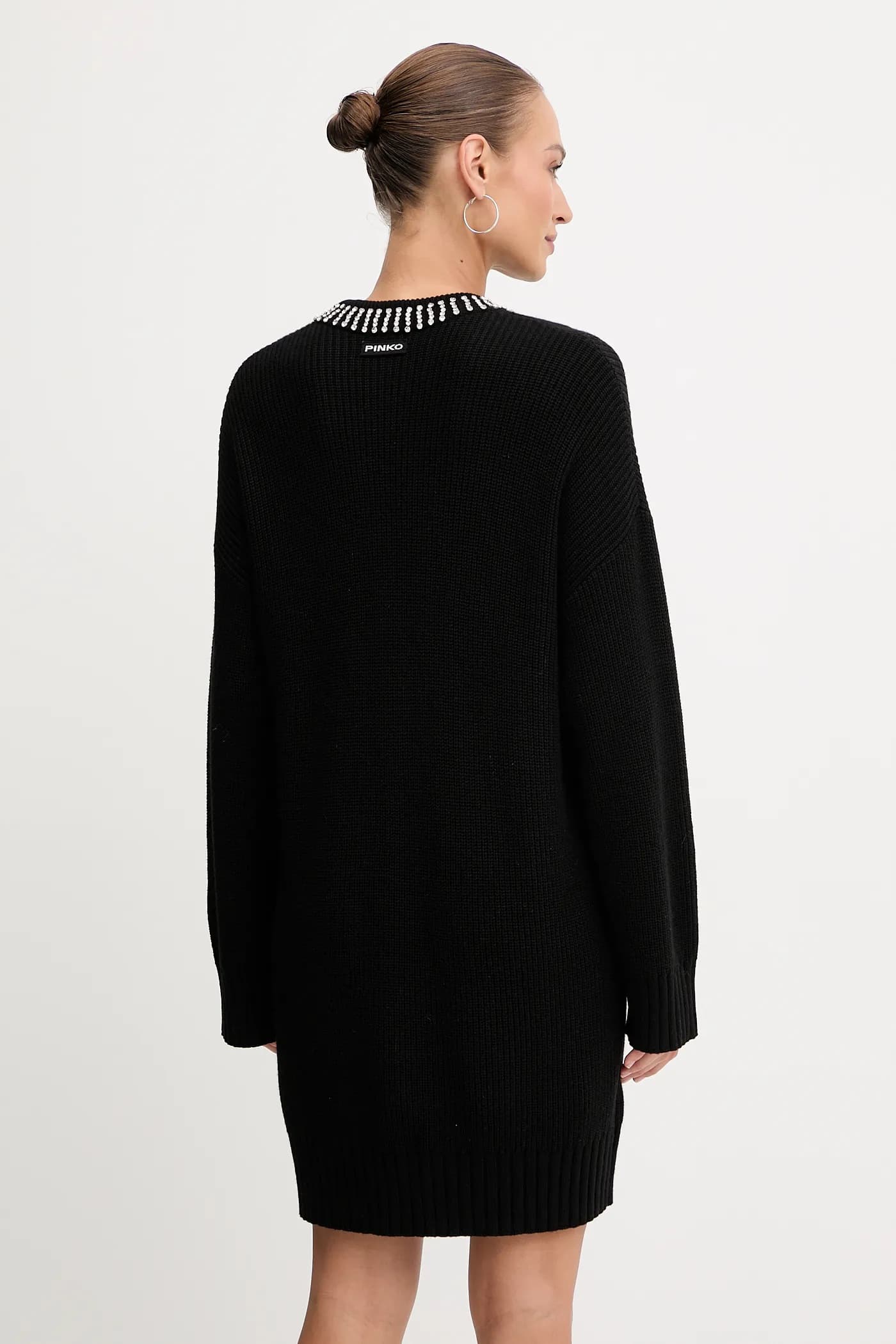 Платье из смесовой шерсти - фото 3