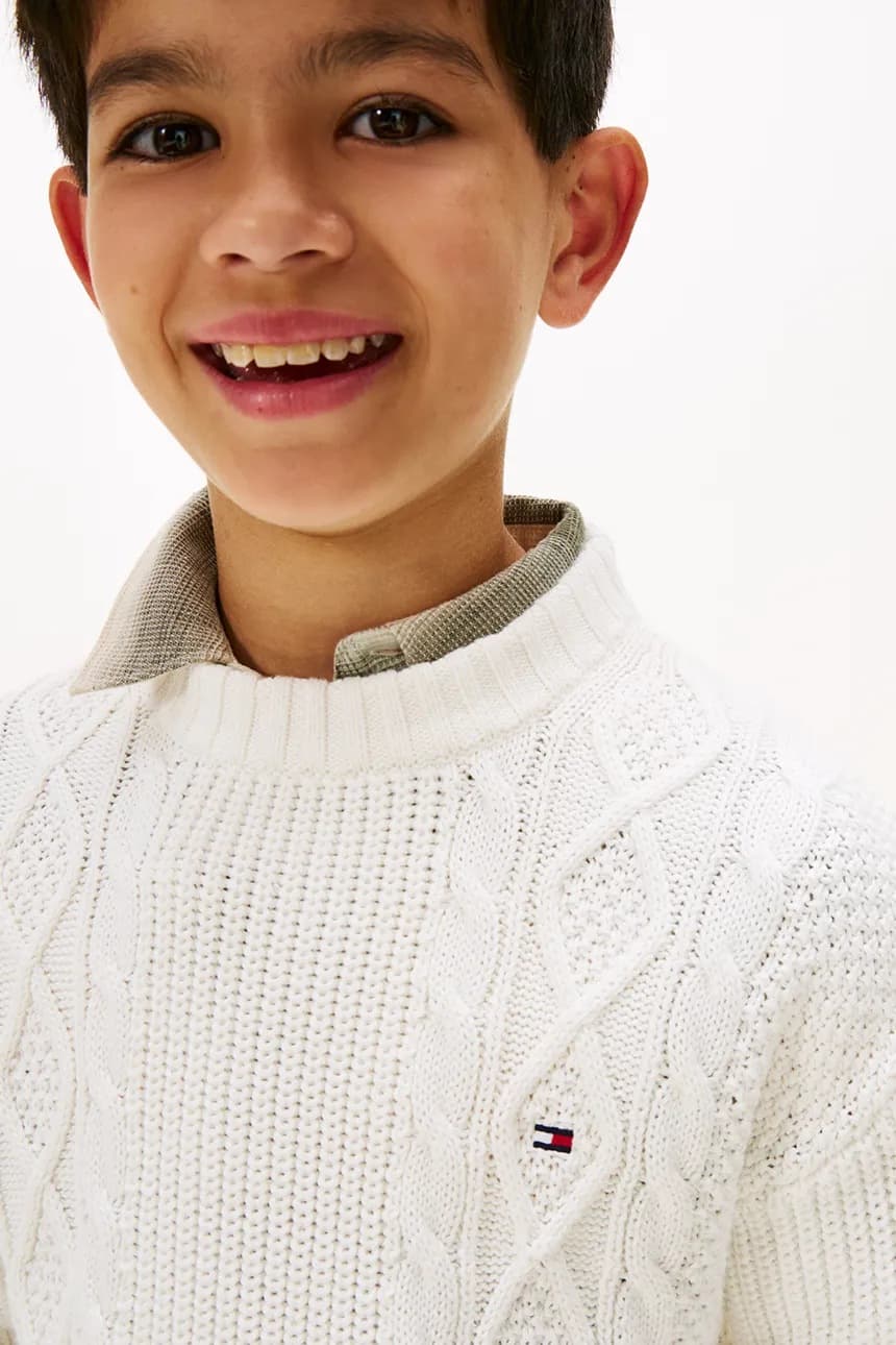 Детский хлопковый свитер - фото 5