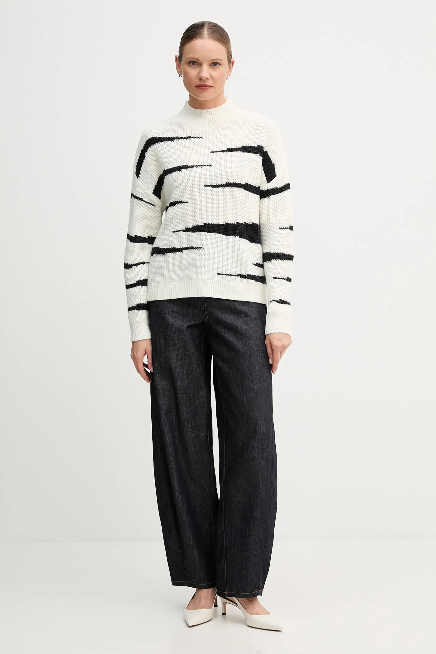 Свитер из смесовой шерсти - фото 2