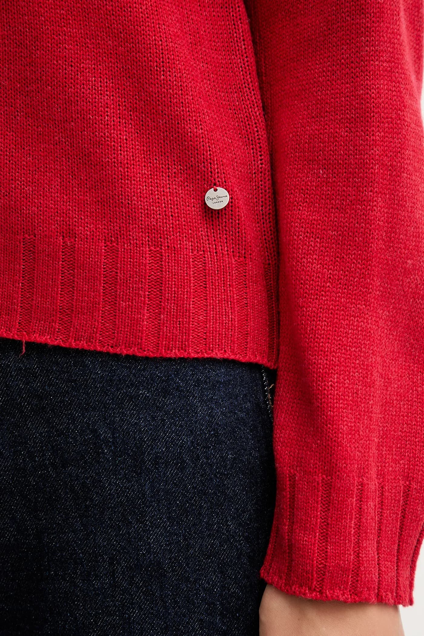 Свитер из смесовой шерсти - фото 5