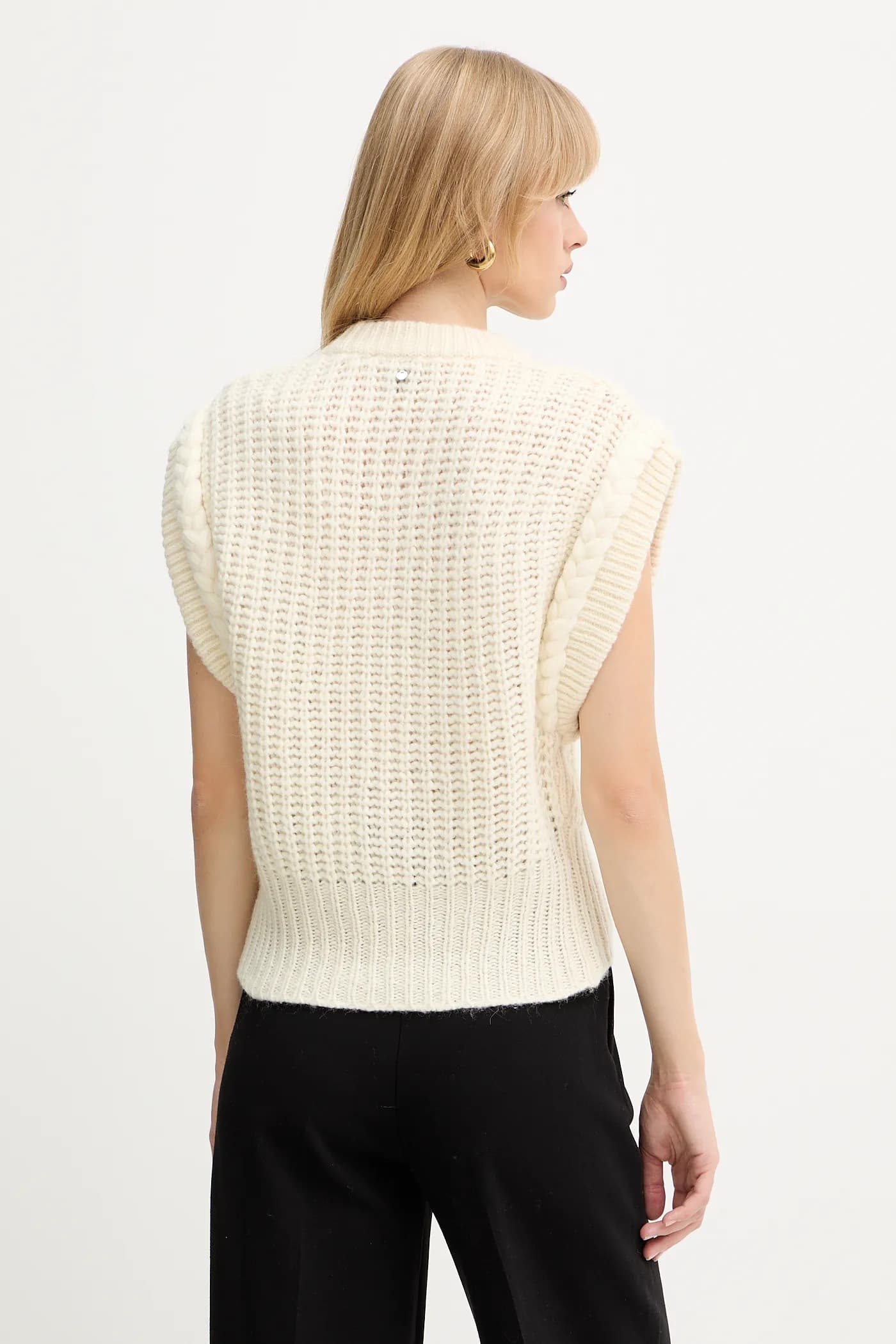 C_Fastina шерстяной жилет - фото 3