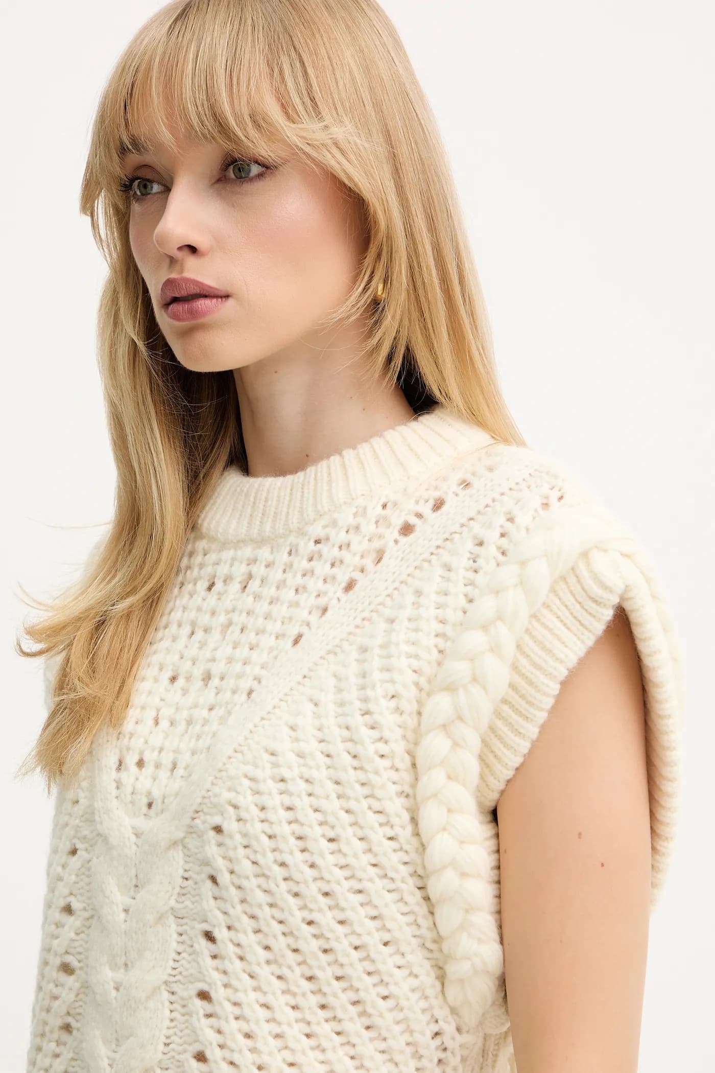 C_Fastina шерстяной жилет - фото 4