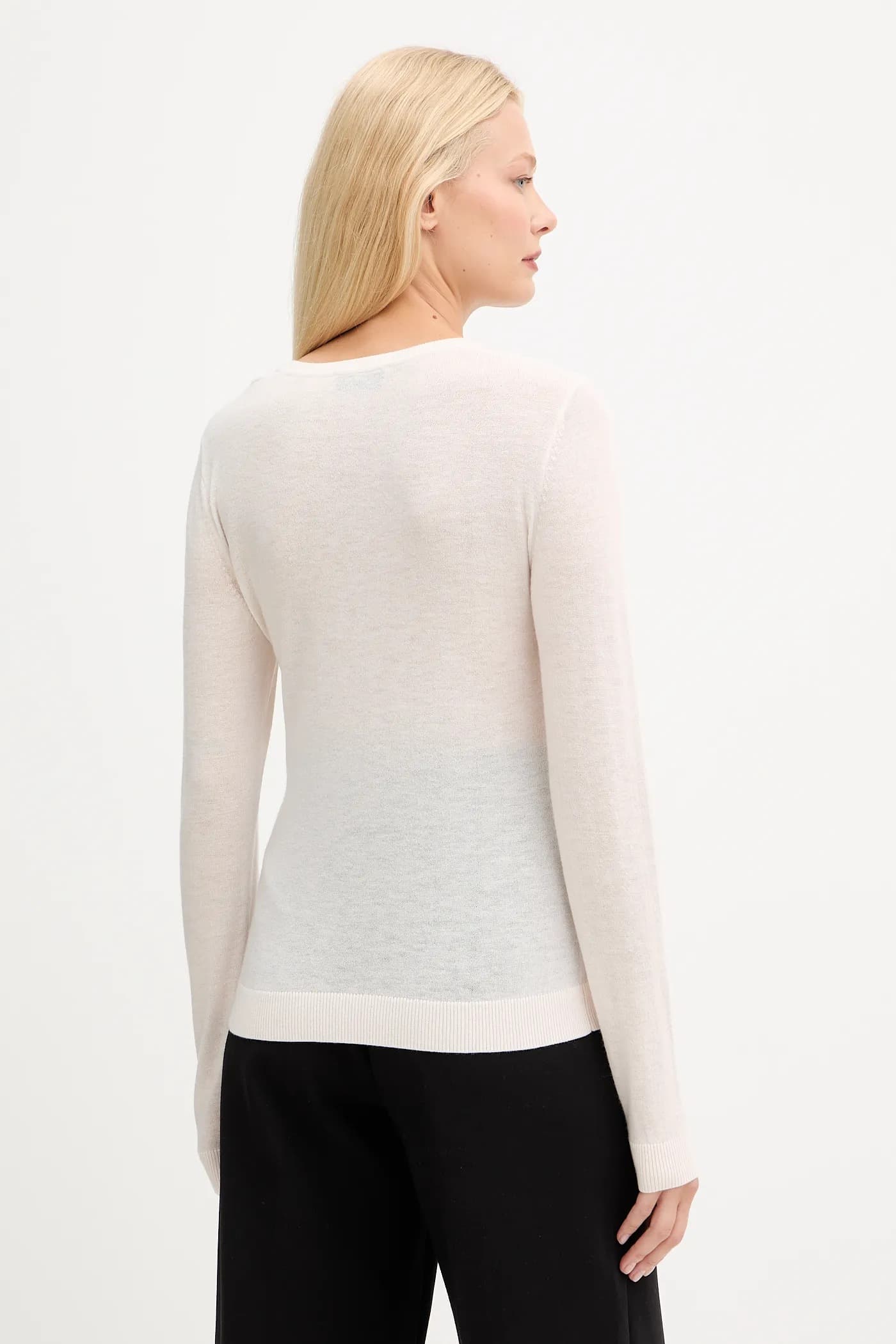 Свитер из смесовой шерсти - фото 3