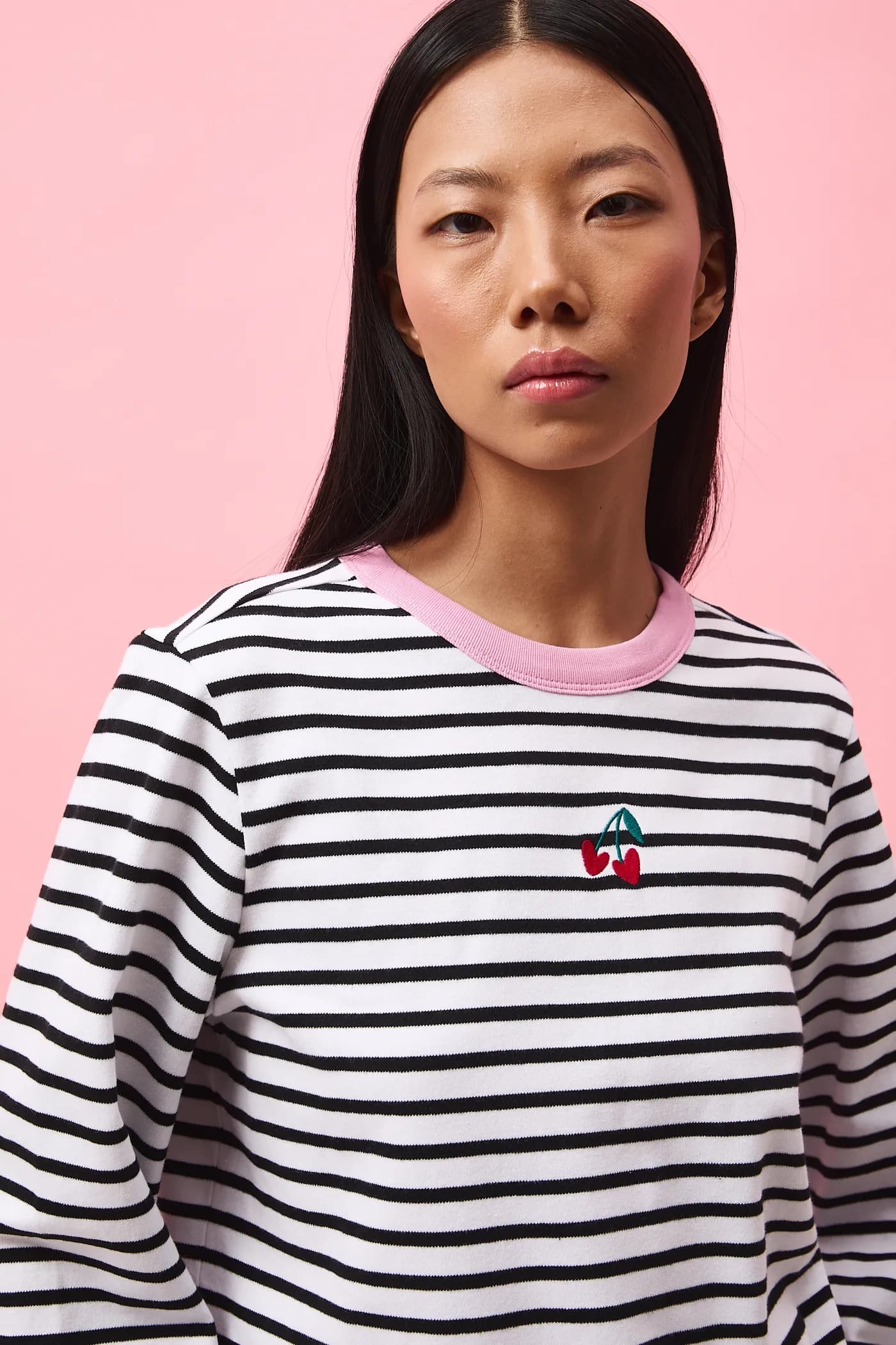 Хлопковая рубашка с длинным рукавом - фото 4