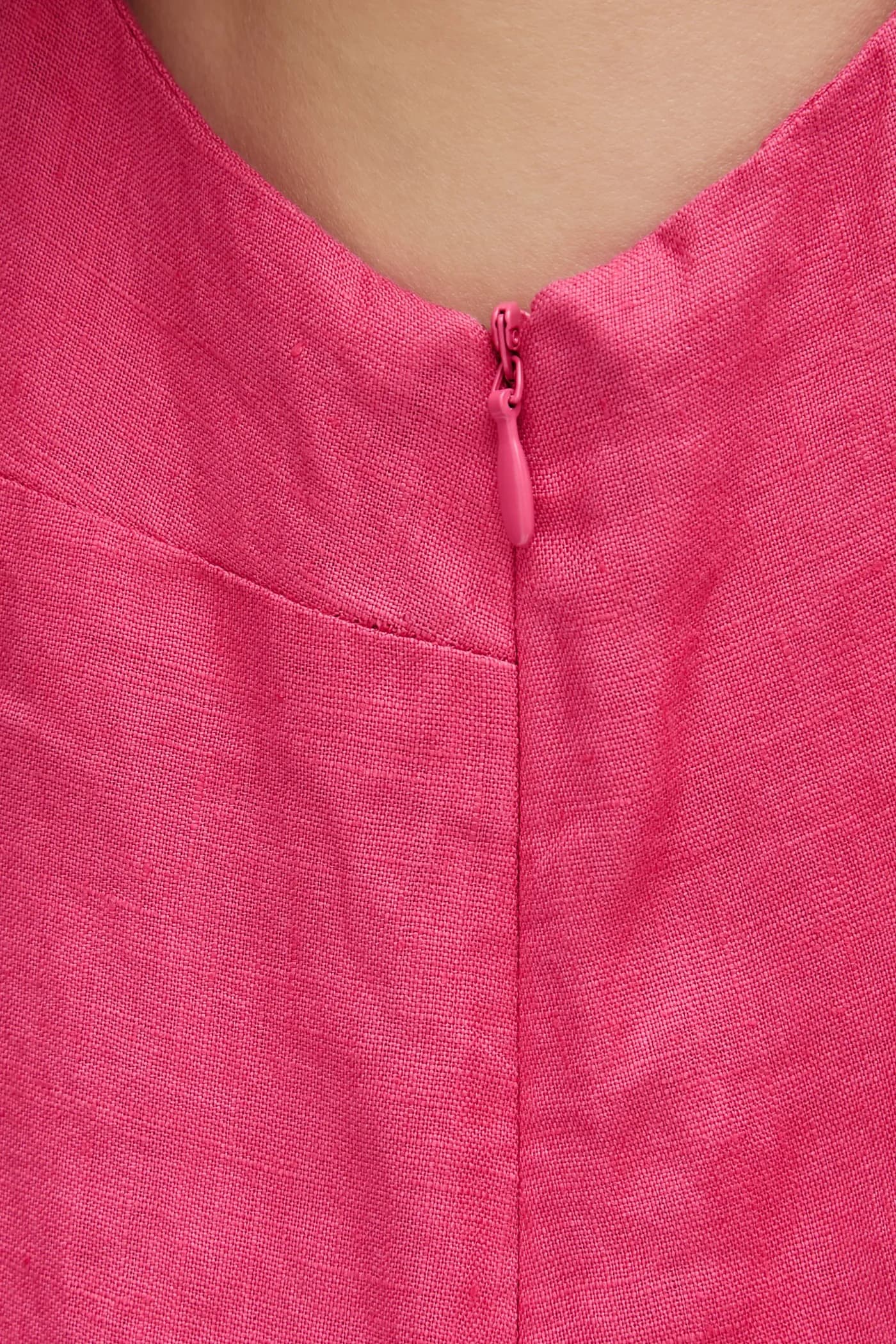 Льняное платье - фото 5