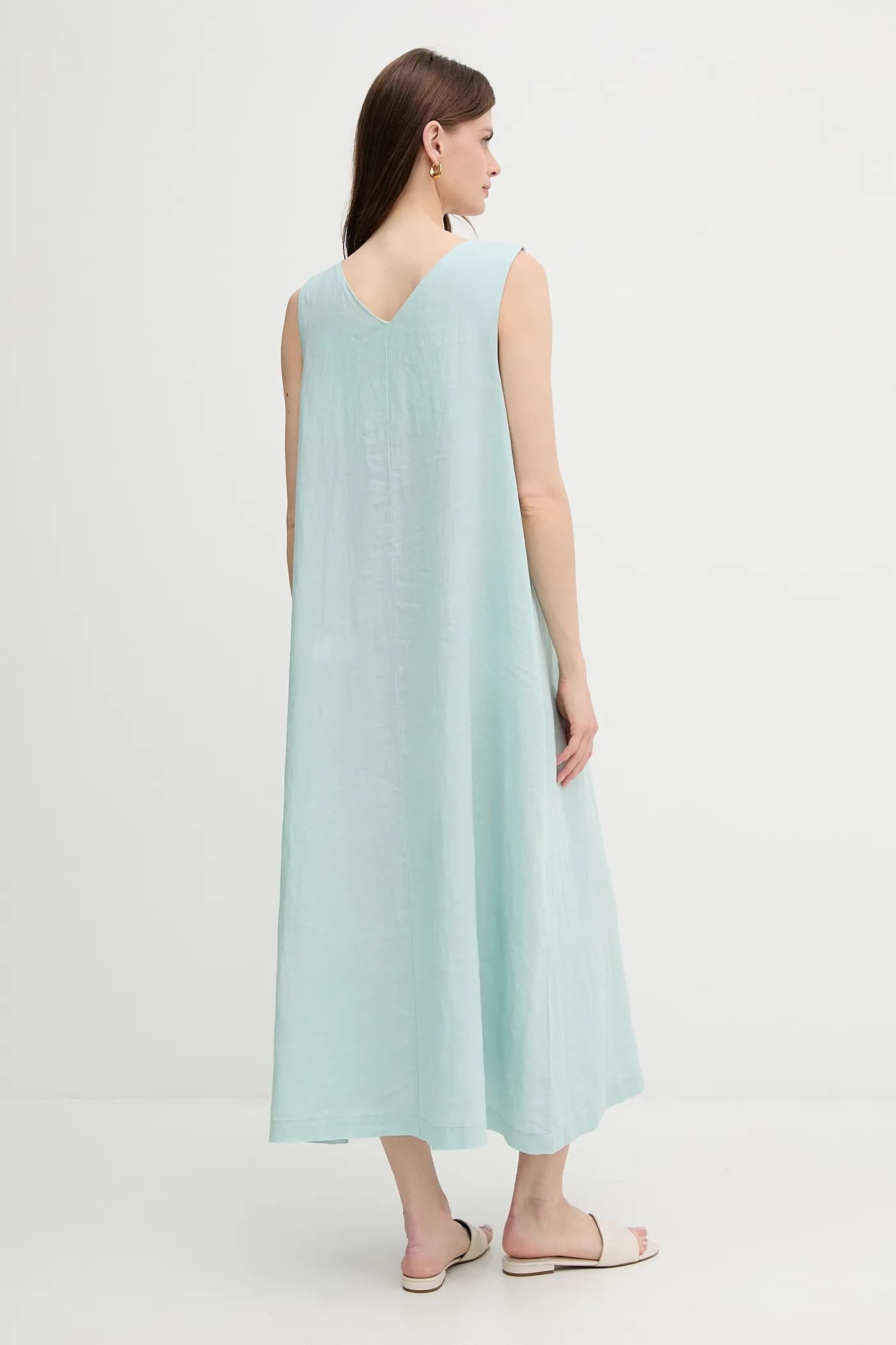 Льняное платье - фото 3