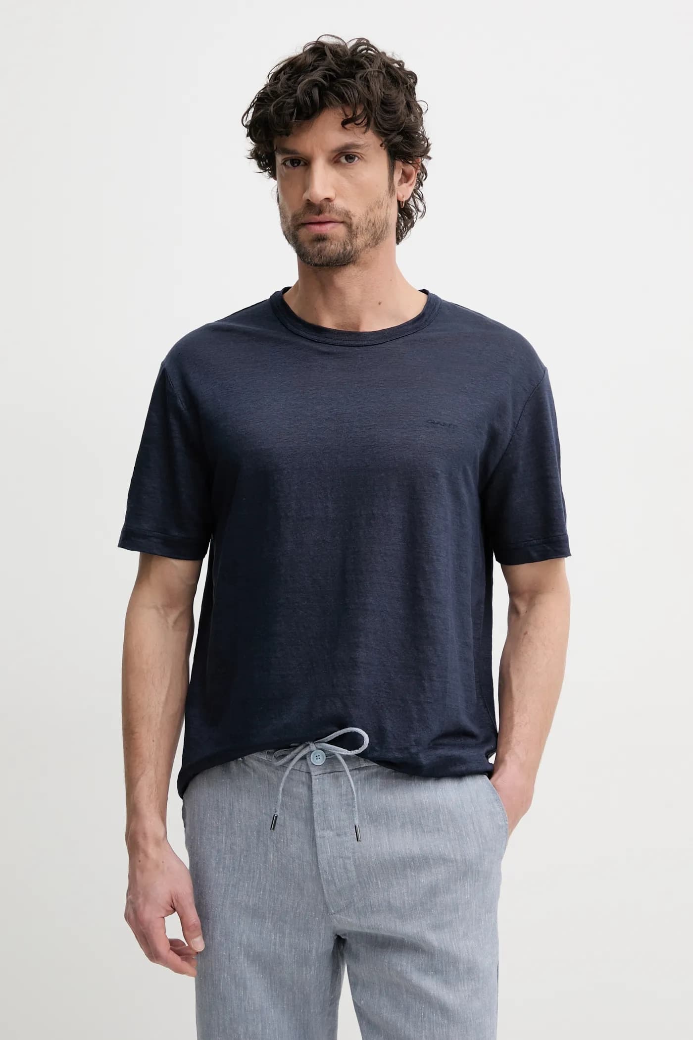 Льняная футболка