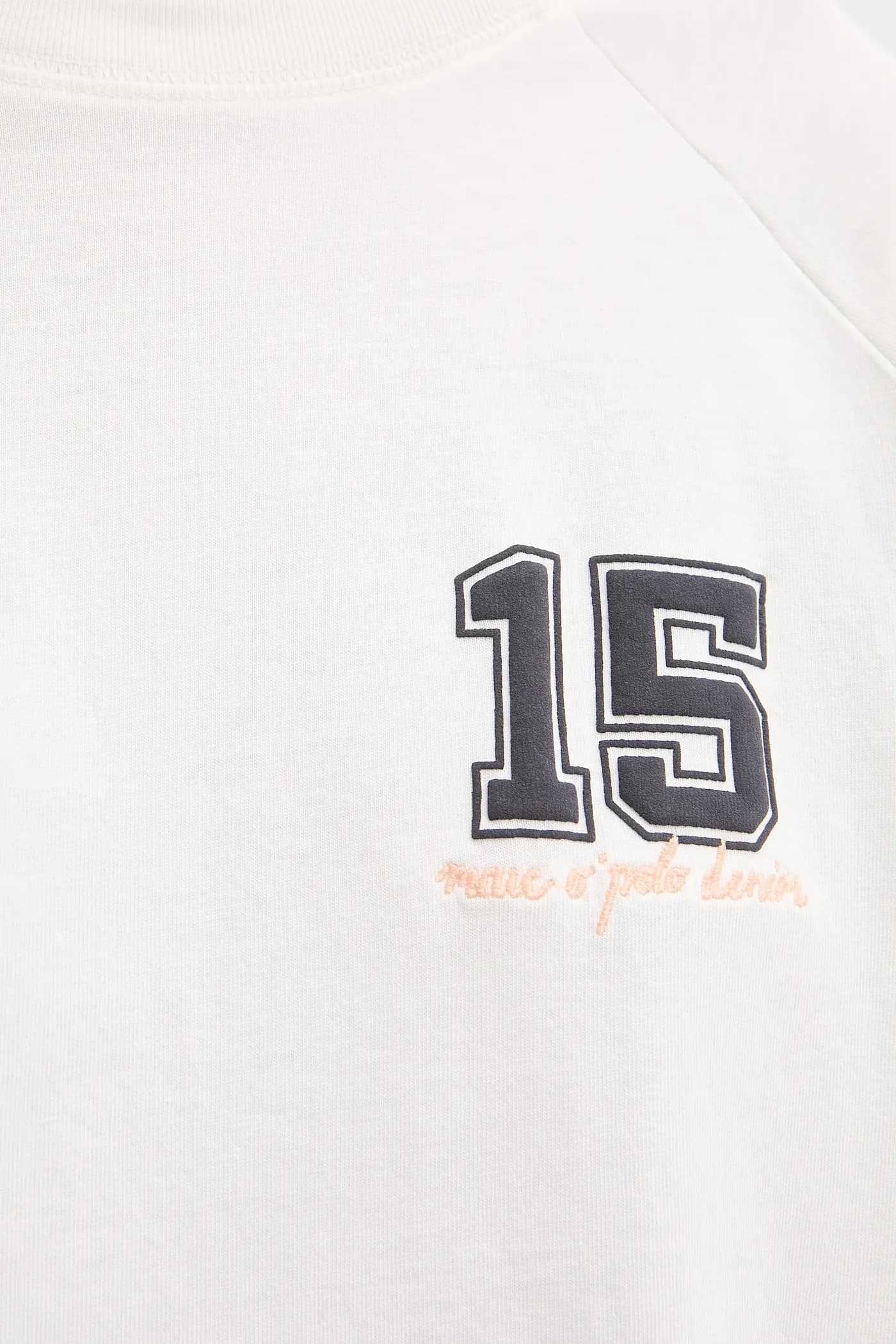 Хлопковая рубашка с длинным рукавом - фото 5