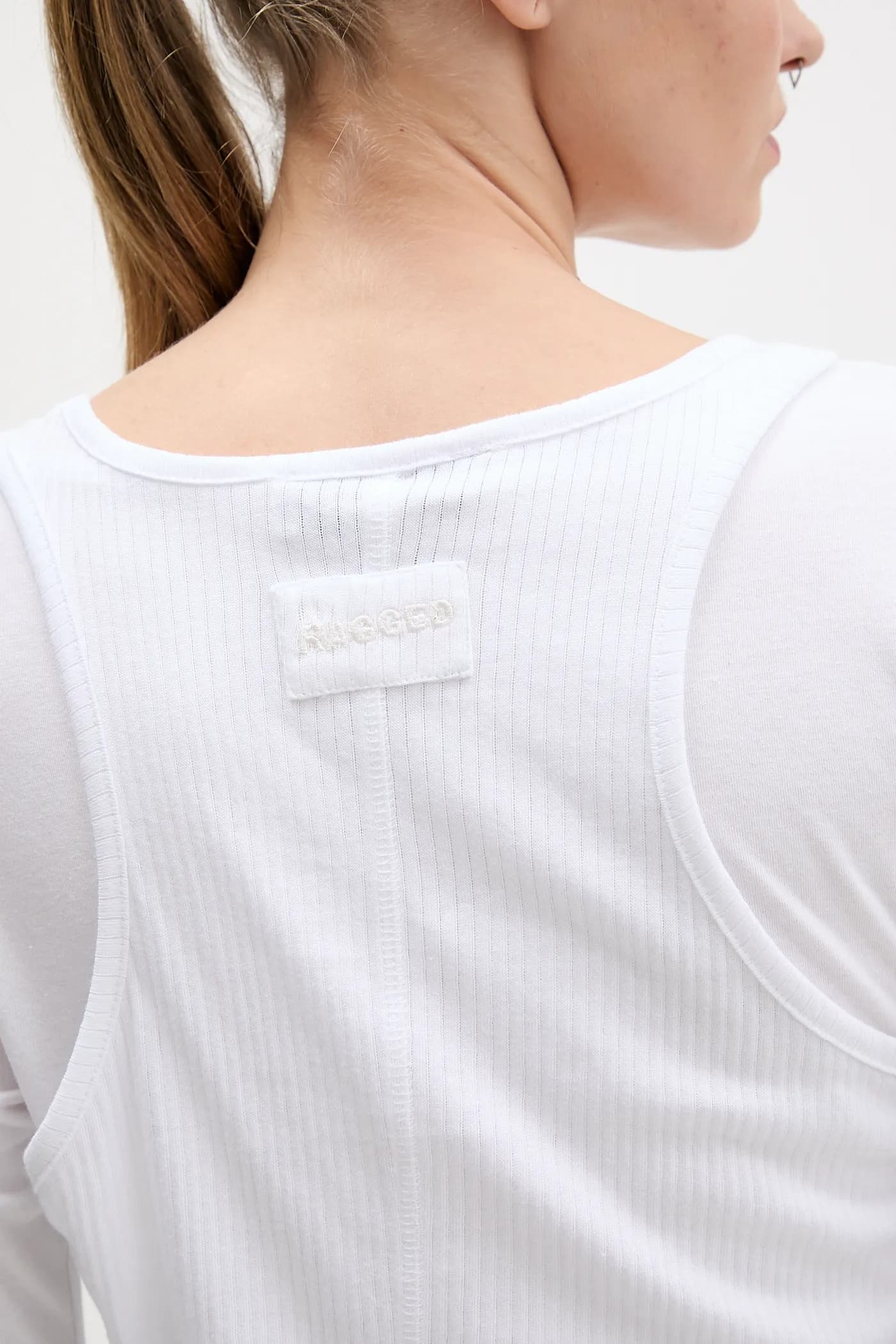 Хлопковая рубашка с длинным рукавом - фото 5