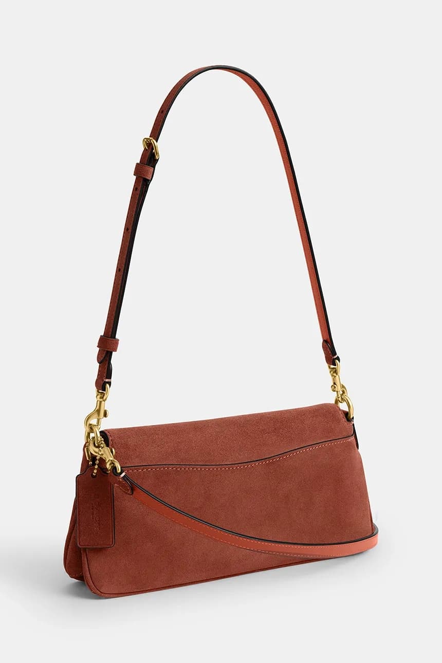 Женская замшевая сумка через плечо Suade Jet плечо Bag - фото 3