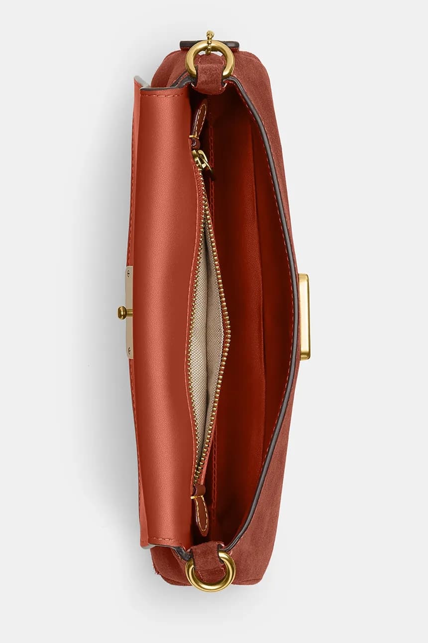 Женская замшевая сумка через плечо Suade Jet плечо Bag - фото 5