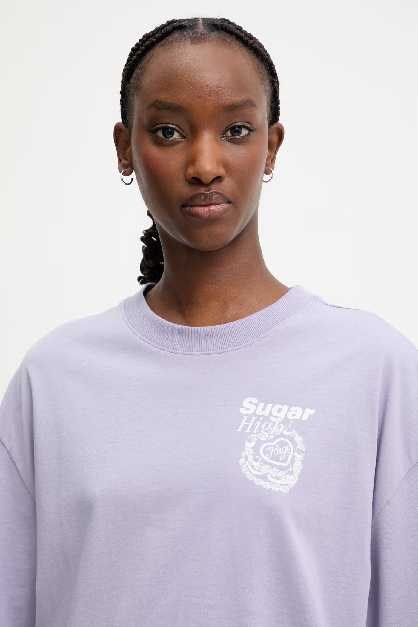 Женская хлопковая футболка Oversized_Tee_B - фото 4