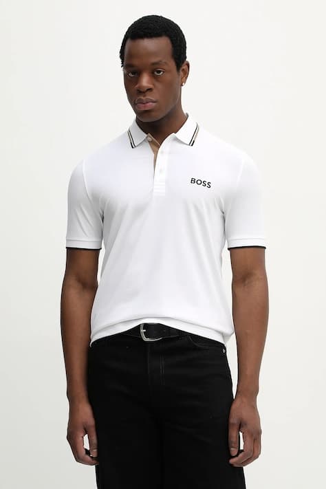 BOSS Зеленая футболка-поло