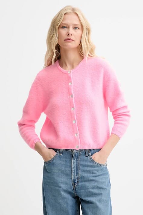 Кардиган из шерсти American Vintage GILET ML COL ROND