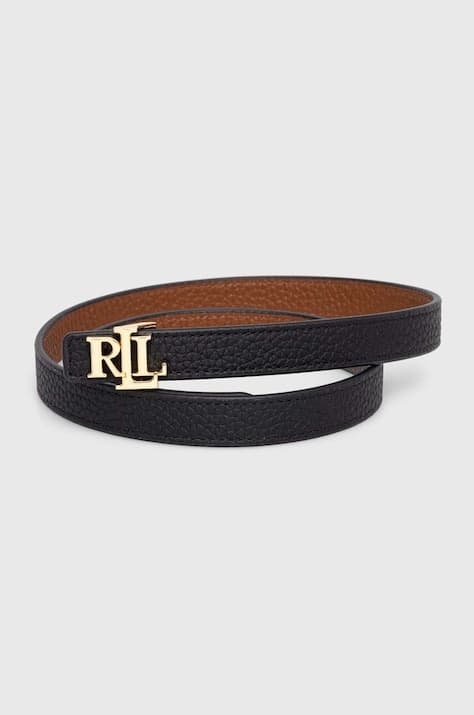 Двусторонний кожаный ремень Lauren Ralph Lauren
