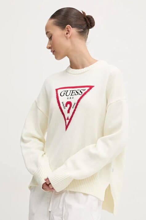 Хлопковый свитер Guess Jeans