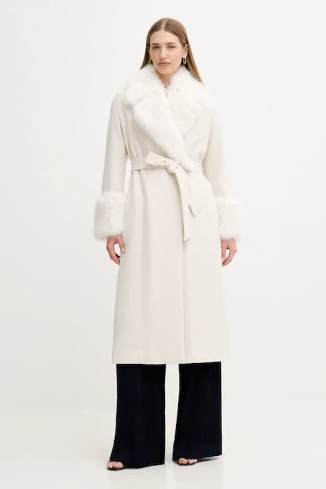 Пальто Twinset из смесовой шерсти