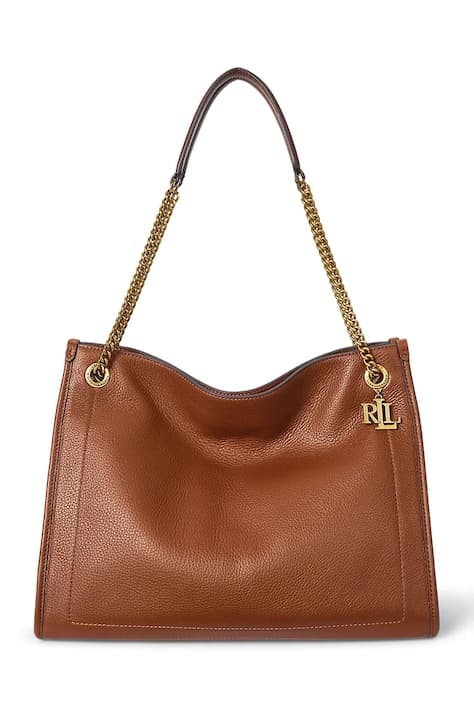 Кожаная сумка Lauren Ralph Lauren