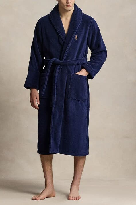 Хлопковый халат Polo Ralph Lauren