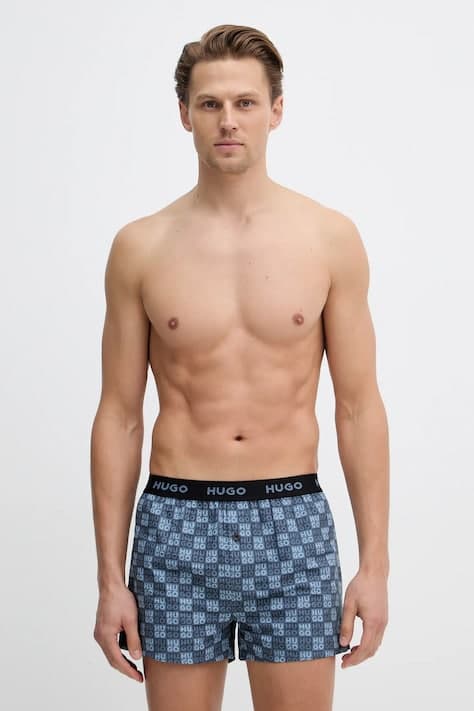 Комплект хлопковых боксеров HUGO, 3 шт.