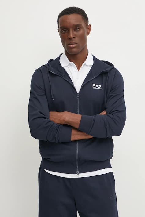 Хлопковая толстовка EA7 Emporio Armani