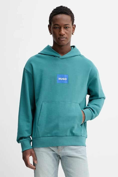 Хлопковая толстовка Hugo Blue Nayohood