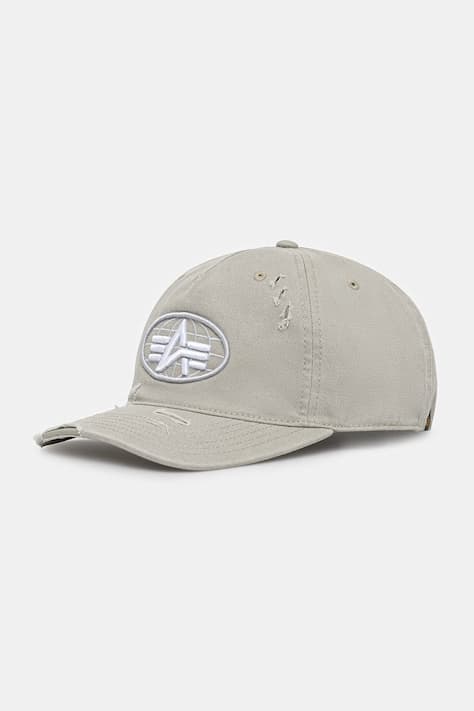 Хлопковая бейсболка Alpha Industries World Acid Cap