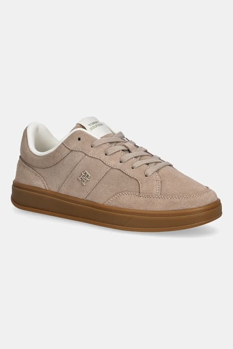 Замшевые кроссовки Tommy Hilfiger TH HERITAGE COURT SNEAKER SNEAKER SUEDE