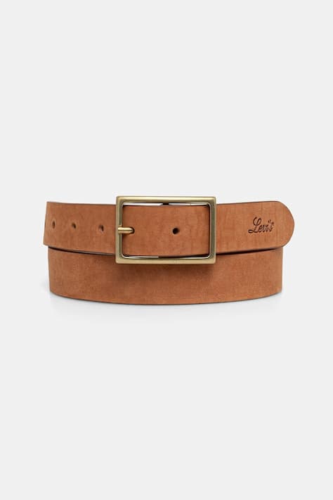 Кожаный ремень Levi's RECTANGLE BUCKLE