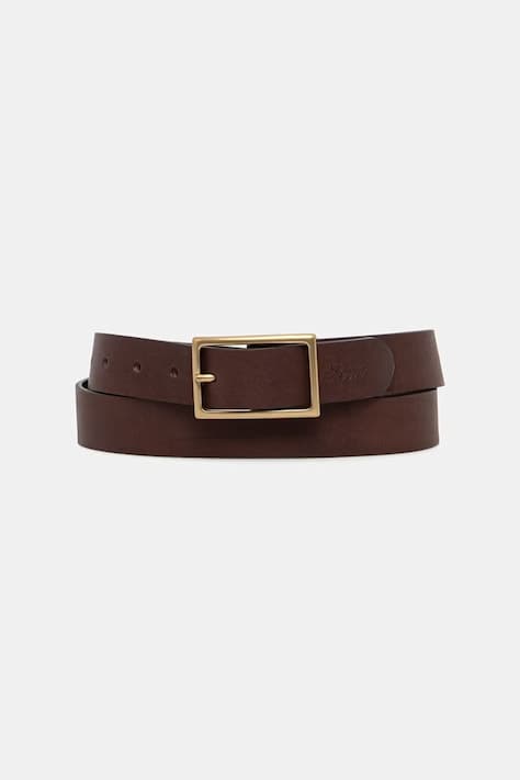 Кожаный ремень Levi's RECTANGLE BUCKLE