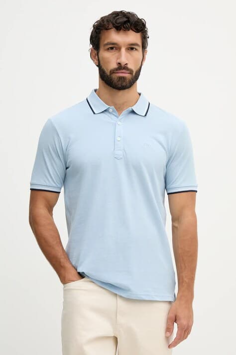 хлопковая рубашка-поло Lindbergh