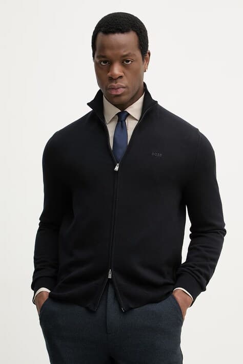 Кардиган из хлопка BOSS Upalano-L