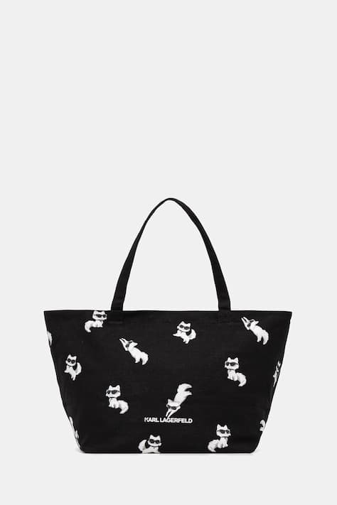 Хлопковая сумка Karl Lagerfeld IKON