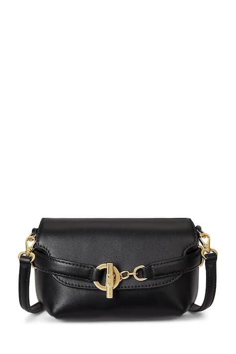 Кожаная сумка Lauren Ralph Lauren