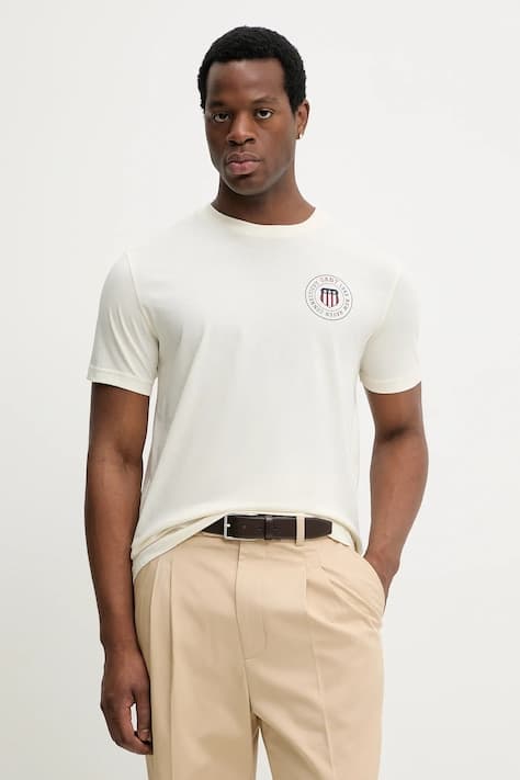 футболка Gant из хлопка