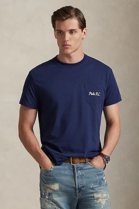 Хлопковая футболка Polo Ralph Lauren