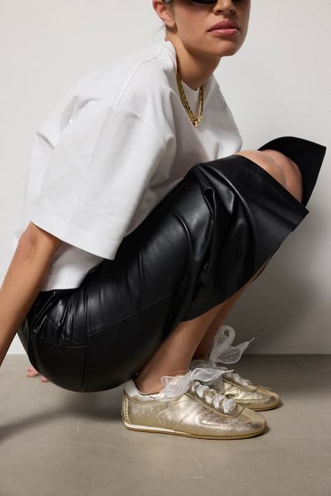 Кожаные кроссовки Answear.LAB AURA LUMEN