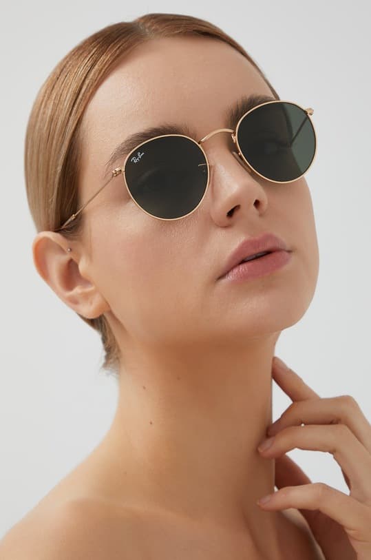Ray-Ban – КРУГЛЫЕ МЕТАЛЛИЧЕСКИЕ очки - фото 2