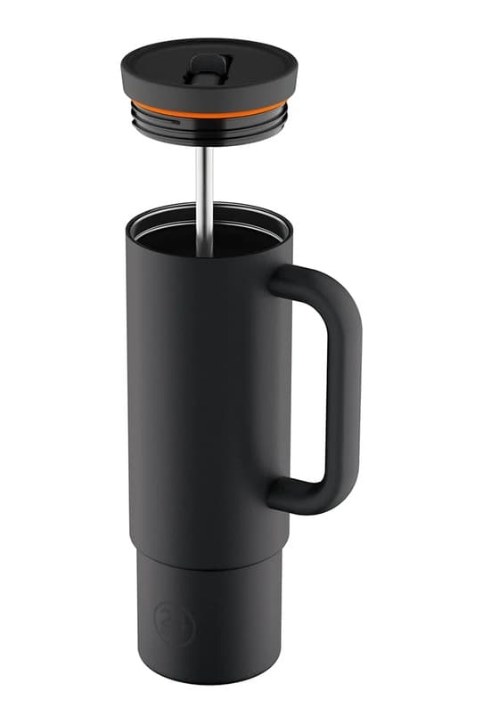 Термокружка 24 бутылки Соломка 800мл Черный - фото 3