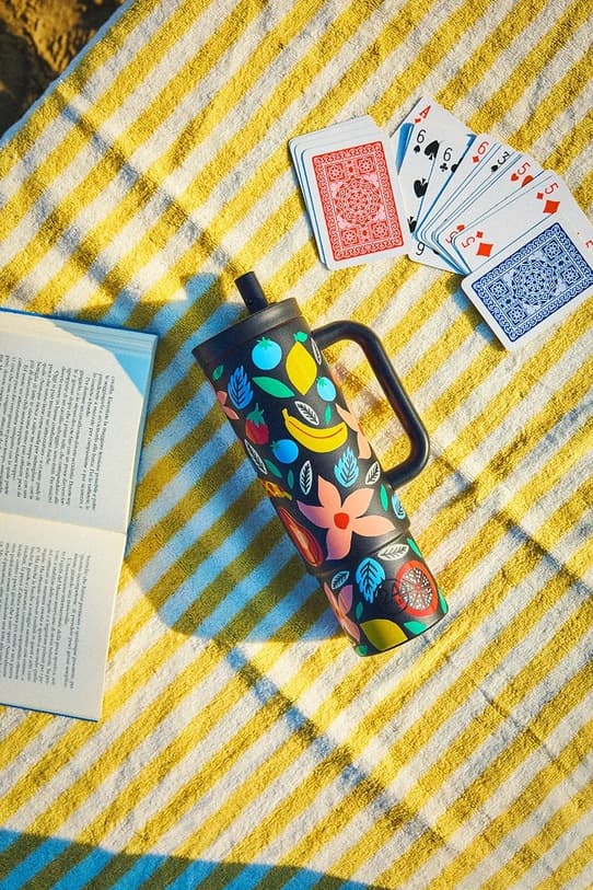 24 бутылки Straw Cup 800 Тропическая бутылка - фото 5