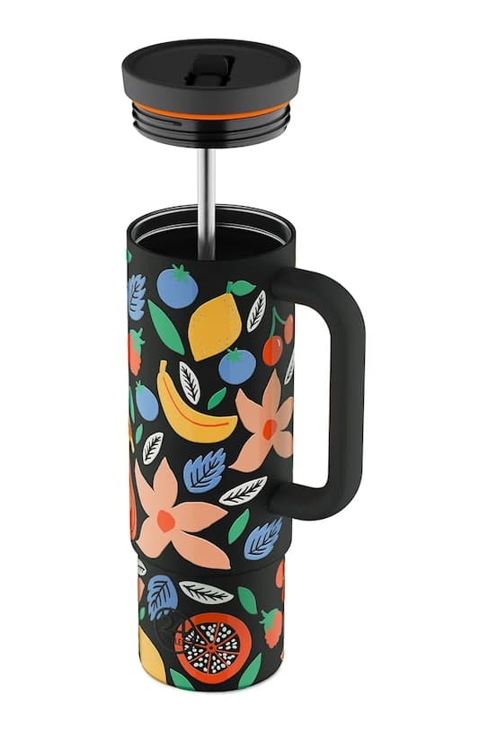 24 бутылки Straw Cup 800 Тропическая бутылка - фото 3