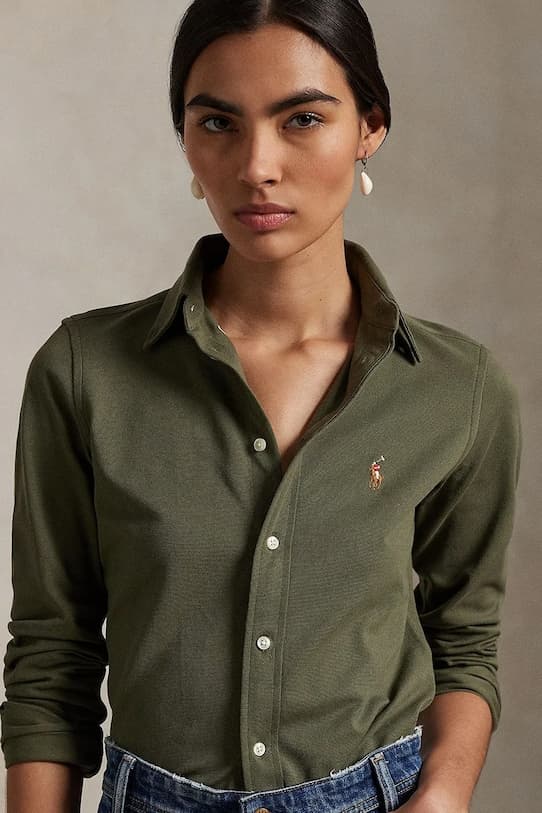 Хлопковая рубашка Polo Ralph Lauren - фото 4