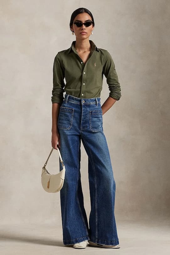 Хлопковая рубашка Polo Ralph Lauren - фото 5