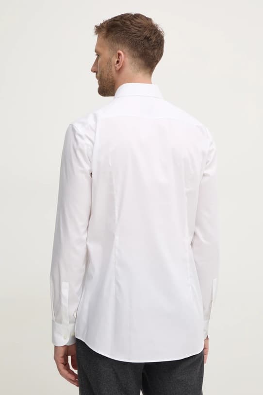 рубашка BOSS из хлопка - фото 4