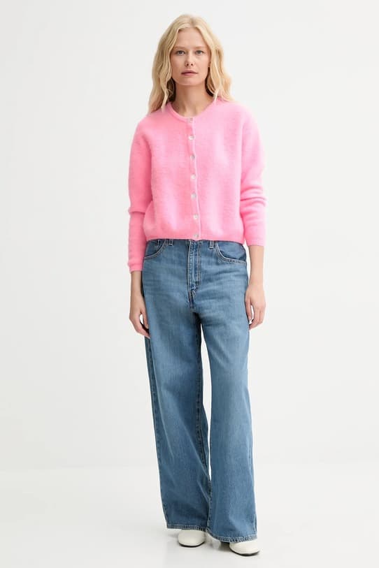 Кардиган из шерсти American Vintage GILET ML COL ROND - фото 3