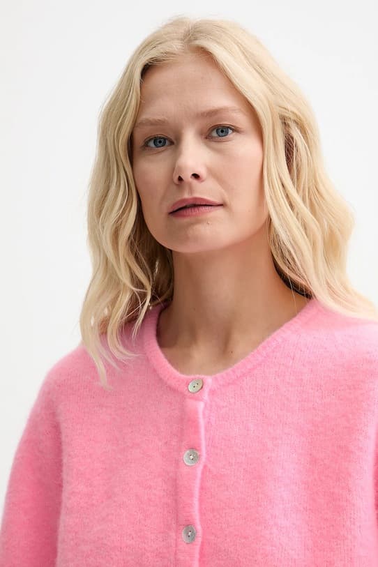 Кардиган из шерсти American Vintage GILET ML COL ROND - фото 5