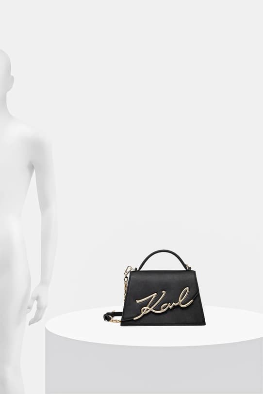 Кожаная сумка Karl Lagerfeld K/SIGNATURE - фото 7